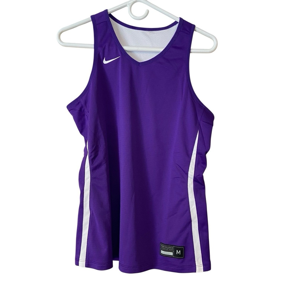 Nike Women's Reversible Basketball Jersey Pure White Medium NWT‎